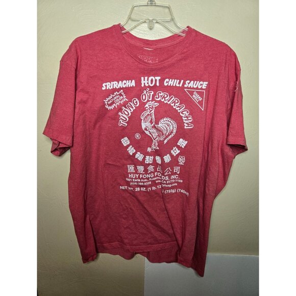 Sriracha Tshirt Iconic Hot Sauce Novelty Tshirt Size 2X - Picture 1 of 4